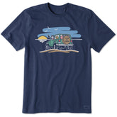 Men's Jake and Rocket Beach 4x4 Short Sleeve Tee