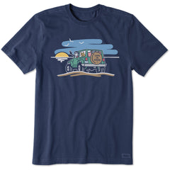 Men's Jake and Rocket Beach 4x4 Short Sleeve Tee