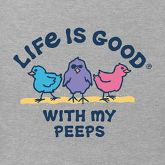 Kids LIG With My Peeps Short Sleeve Crusher Tee