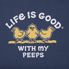 Men's LIG With My Peeps Short Sleeve Crusher Tee