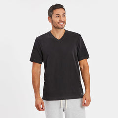 Men's Solid Short Sleeve Crusher Vee