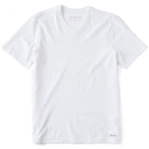 Men's Solid Short Sleeve Crusher Vee
