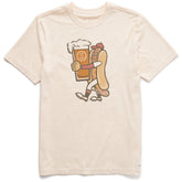 Men's Hotdog Mascot Short Sleeve Crusher Tee