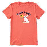 Women's Honey Bunny Short Sleeve Crusher Tee