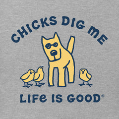 Men's Rocket Chicks Dig Me Short Sleeve Crusher Tee