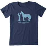 Women's Horses Keep Me Stable Short Sleeve Tee