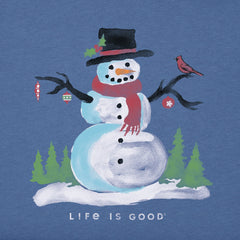 Women's Frosty Friends Long Sleeve Crusher Tee