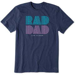 Men's Retro Rad Dad Short Sleeve Tee