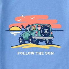 Women's Jackie and Rocket Follow The Sun 4x4 Short Sleeve Tee