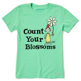 Women's Green Eggs Blossoms Short Sleeve Crusher-LITE Tee