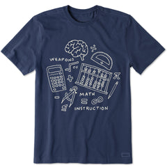Men's Math Instruction Short Sleeve Tee