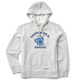 Women's Caffeinate and Educate Simply True Fleece Hoodie