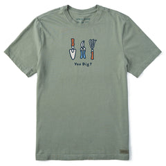 Men's You Dig? Short Sleeve Crusher Tee