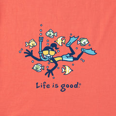 Women's Jackie Snorkel Fish Short Sleeve Tee
