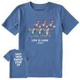 Kids The Cat Sunny Side Up Short Sleeve Crusher Tee