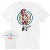 Men's The Cat Good Energy Short Sleeve Crusher Tee