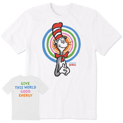 Men's The Cat Good Energy Short Sleeve Crusher Tee