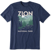 Men's Zion Wolf Short Sleeve Crusher Tee