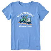Women's Jackie and Rocket Yellowstone 4x4 Short Sleeve Crusher Tee