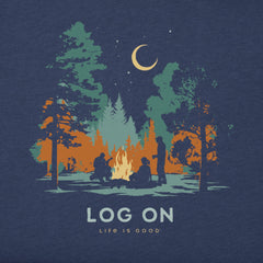 Men's Log On Short Sleeve Crusher Tee