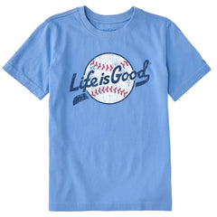 Kids LIG Ballyard Script Logo Short Sleeve Crusher Tee