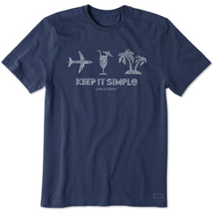 Men's Keep It Simple Travel Short Sleeve Tee