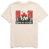 Men's Scenic Canadian Flag Short Sleeve Crusher Tee