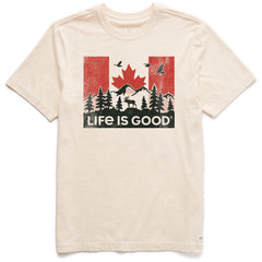 Men's Scenic Canadian Flag Short Sleeve Crusher Tee