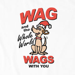 Kids Retro color Max Wags Long Sleeve Crusher Tee