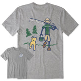 Men's Jake and Rocket Fishing Walk Short Sleeve Tee