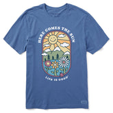 Men's Here Comes the Sun Retro Short Sleeve Tee