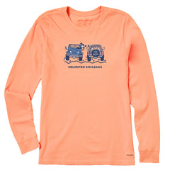 Women's Jackie Unlimited Smileage Long Sleeve Crusher Tee