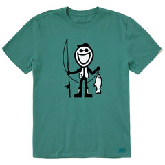 Men's Jake Fish Short Sleeve Crusher Tee