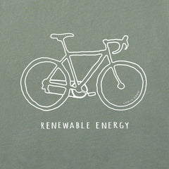 Men's Renewable Energy Bike Short Sleeve Tee