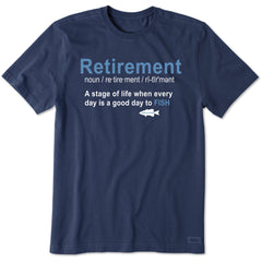 Men's Fish Retirement Defined Short Sleeve Tee