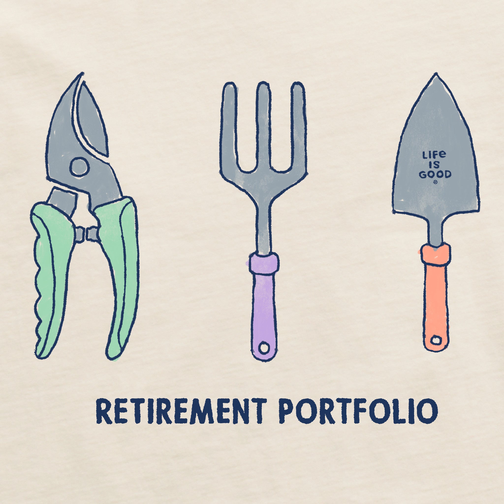 Women's Gardening Retirement Portfolio Short Sleeve Crusher Tee