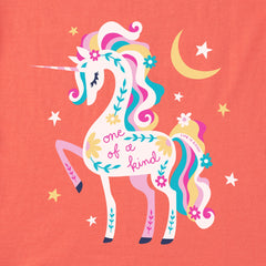 Kids One of a Kind Unicorn Short Sleeve Crusher Tee
