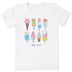 Women's Ice Cream & Popsicles Short Sleeve Tee