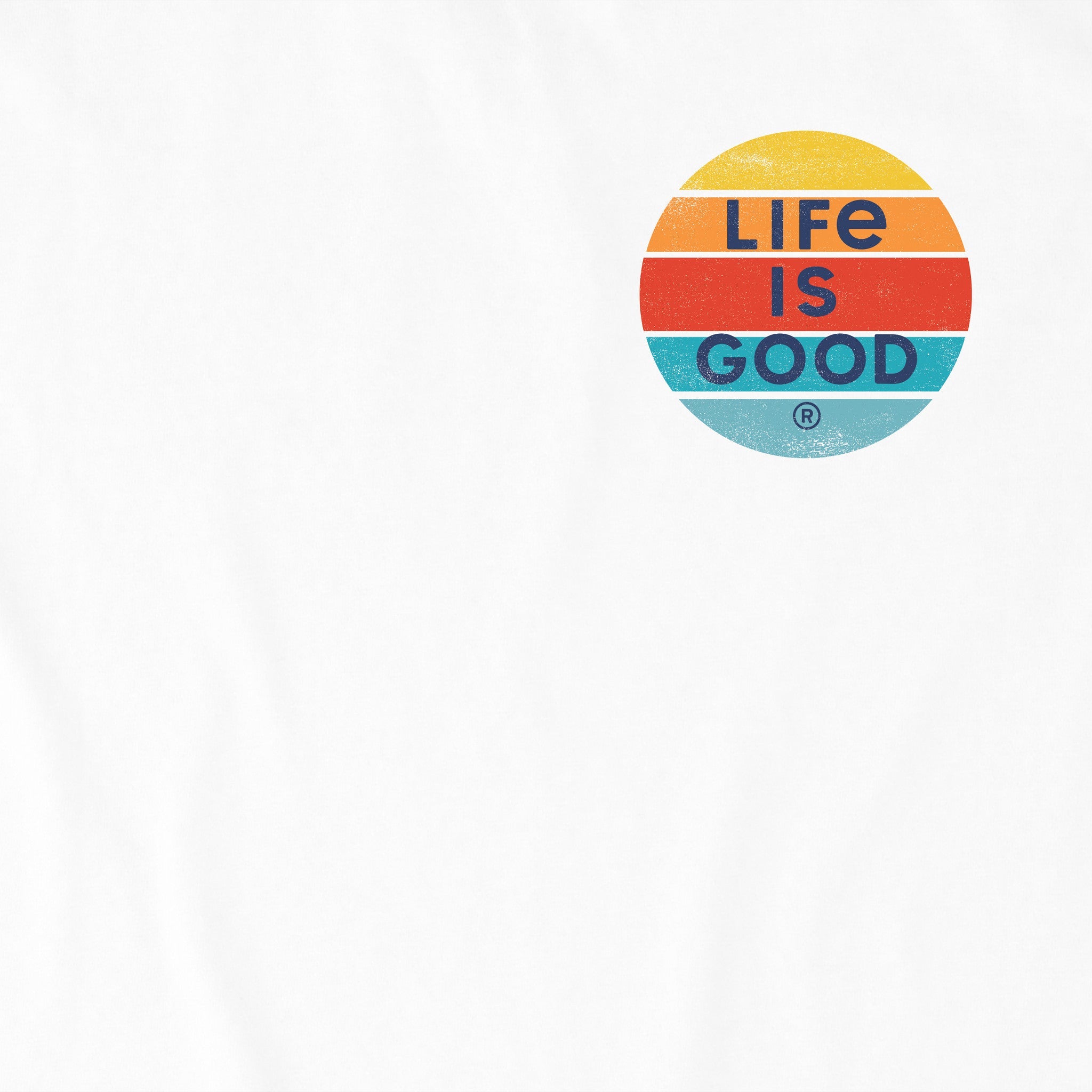 Men's LIG On The Water Sunset Canoe Short Sleeve Tee