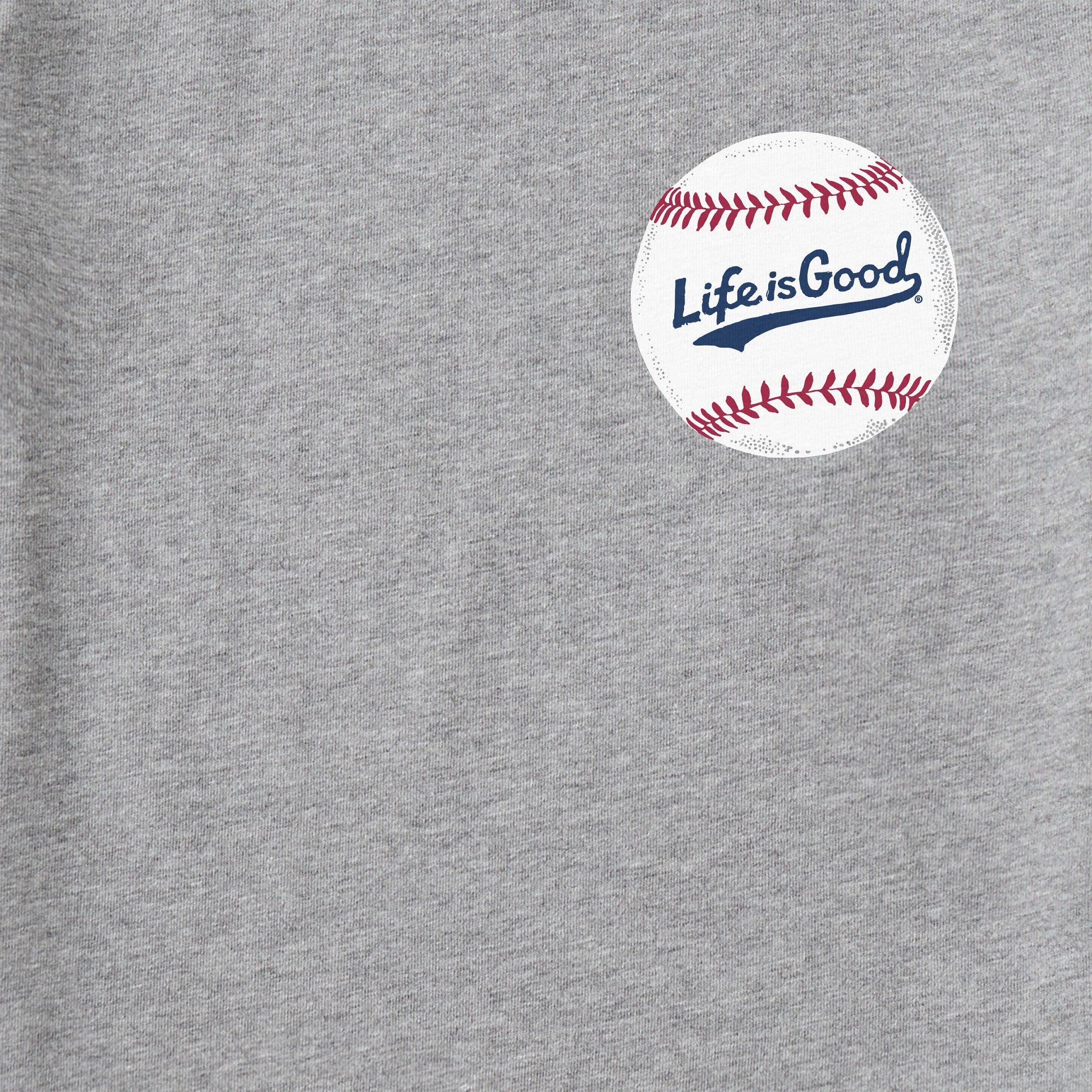 Men's Vertical USA Flag Baseball Short Sleeve Tee