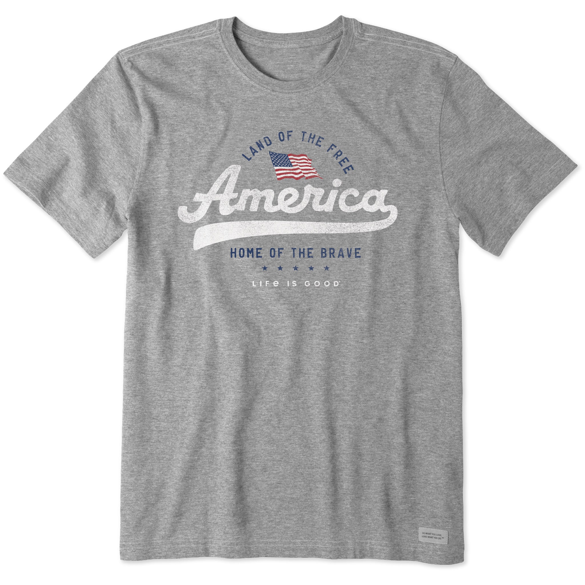 Men's Land of the Free Short Sleeve Crusher Tee