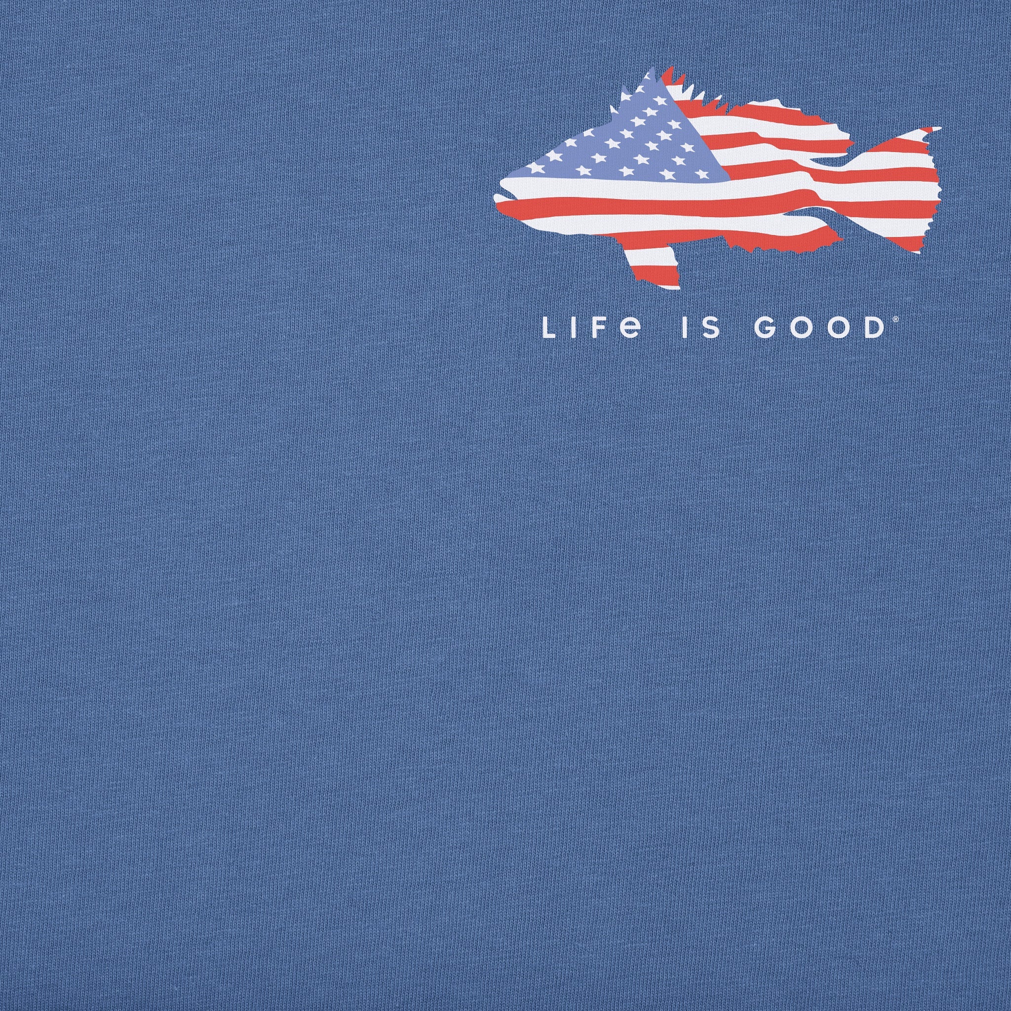Men's Americana Fish Short Sleeve Crusher-LITE Tee