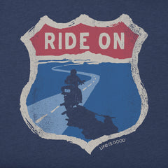 Men's Ride On Motorcycle Short Sleeve Crusher-LITE Tee