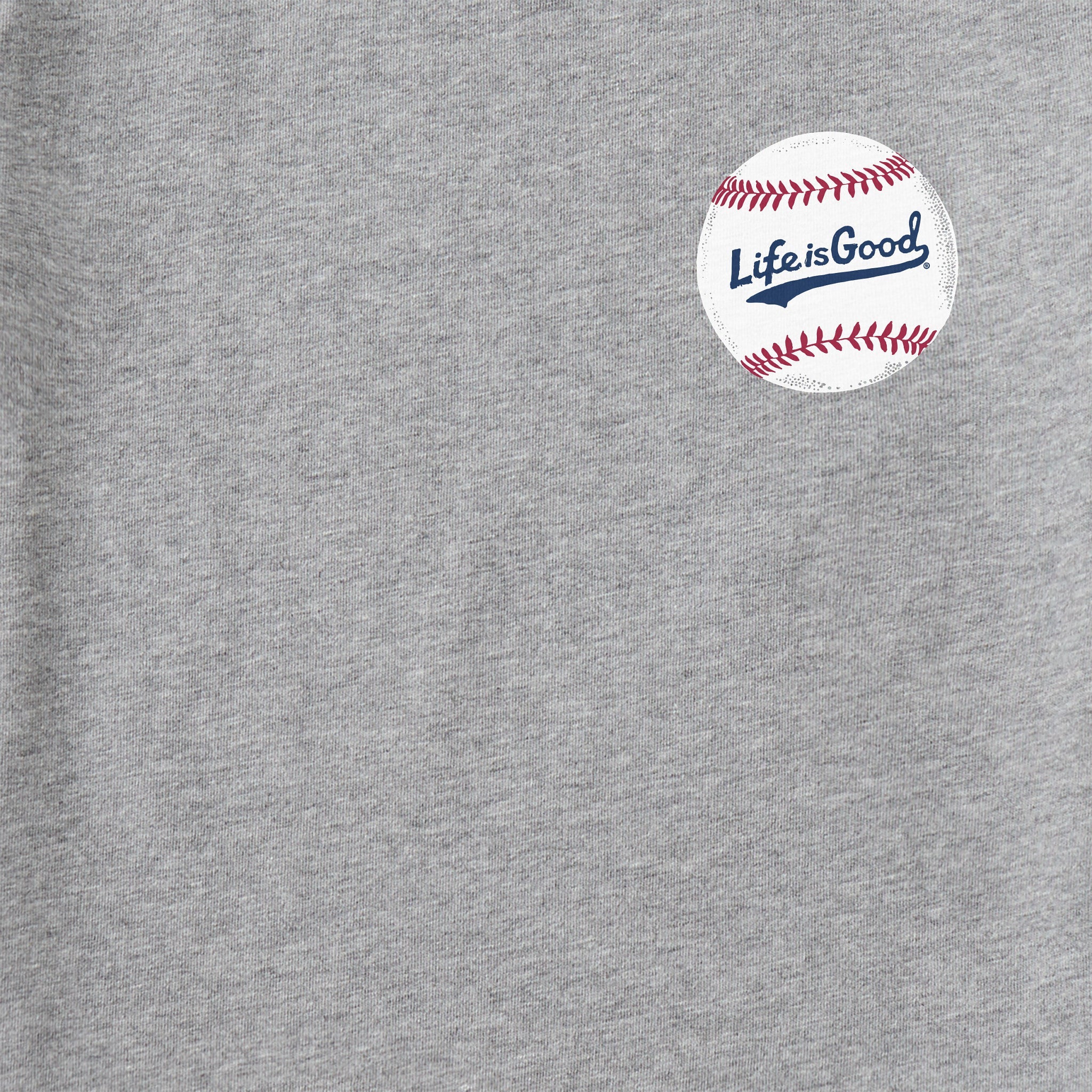 Men's Vertical USA Flag Baseball Short Sleeve Tee
