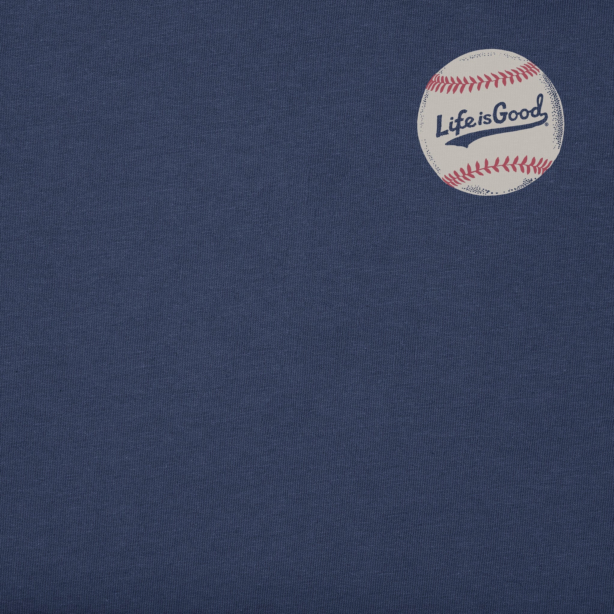 Men's Vertical USA Flag Baseball Short Sleeve Tee