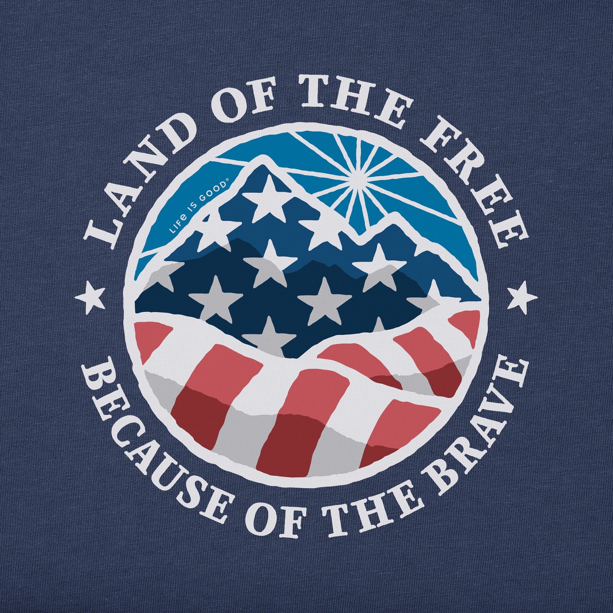 Men's Land of the Free Americana Coin Short Sleeve Tee
