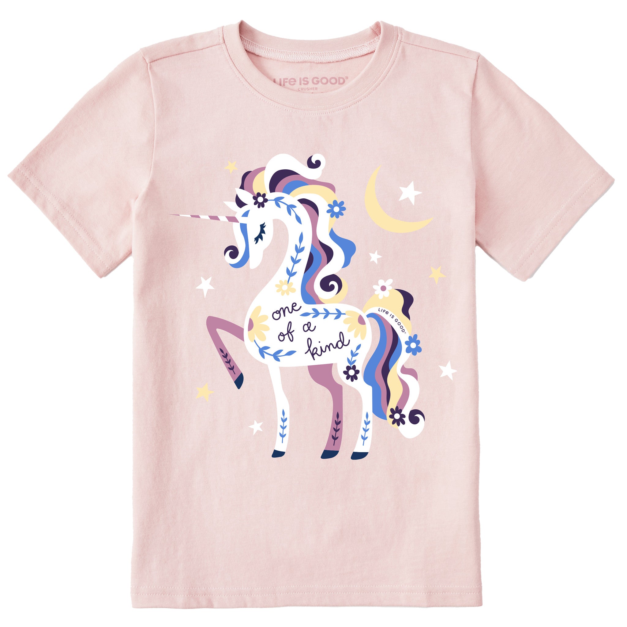 Kids One of a Kind Unicorn Short Sleeve Crusher Tee
