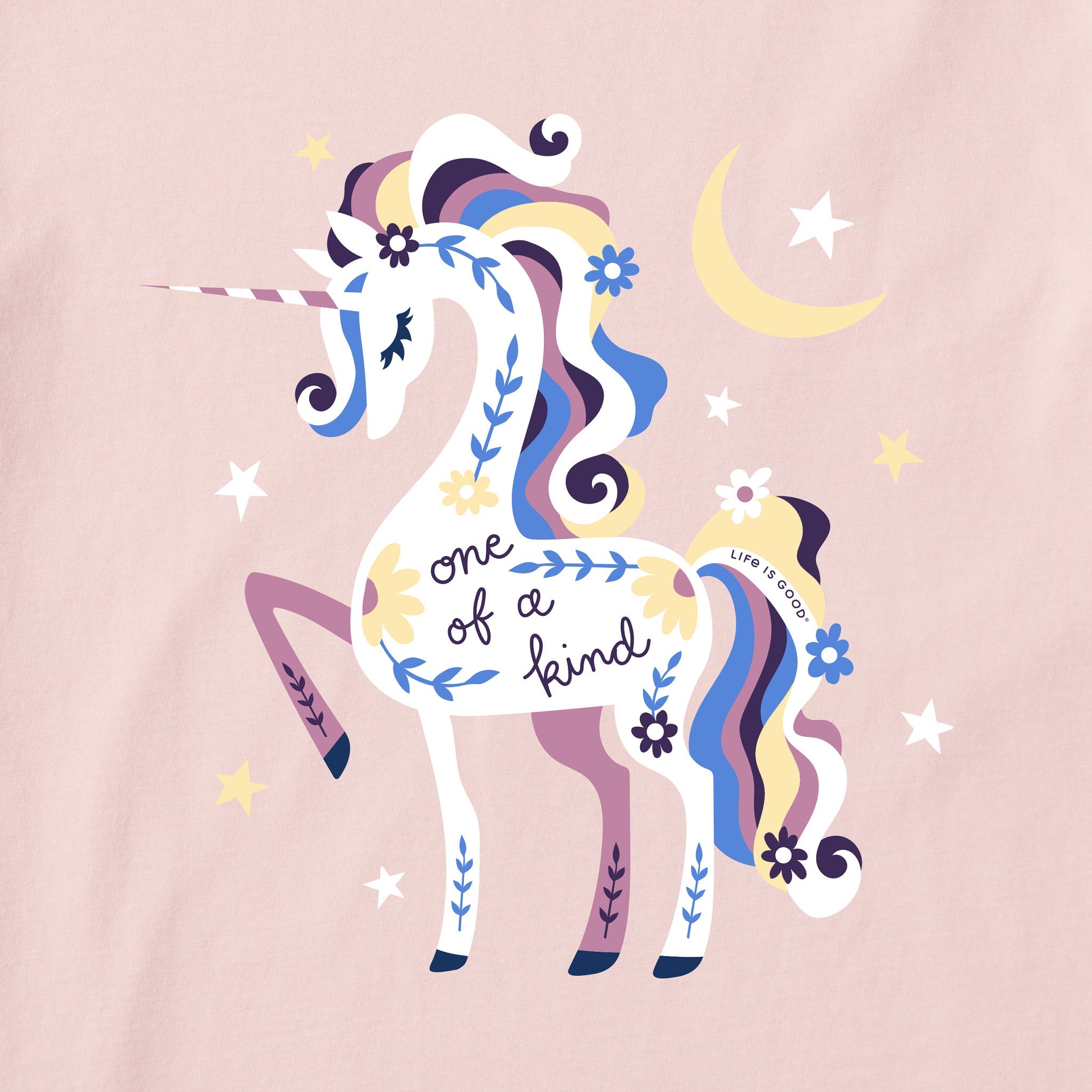 Kids One of a Kind Unicorn Short Sleeve Crusher Tee