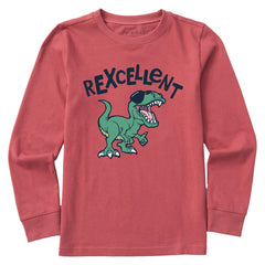 Kids Rexcellent Long Sleeve Crusher Tee