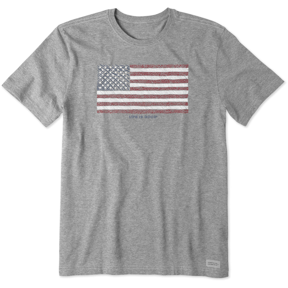 Men's Yankee Doodle Flag Short Sleeve Tee
